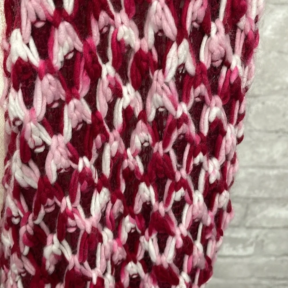 Charming Charlie Pink Knit Infinity Scarf